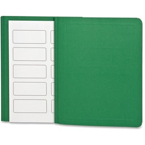 Green Letter Embossed Panel/Border Report Covers
