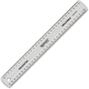 11.8"/30cm Transparent Nonshatter Ruler