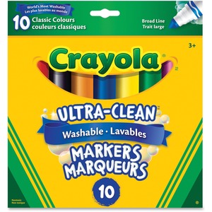 Crayola 10-Colour Washable Markers Set 10/Pack
