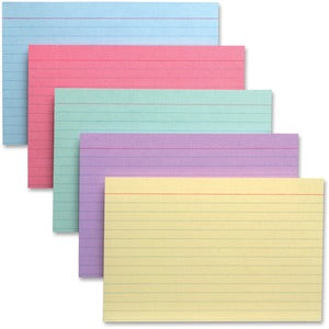 5"x6" Assorted Colour Pack Index Cards