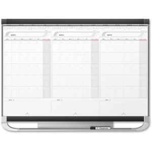 24"x36" Prestige Modular 3 Month Erase Calendar