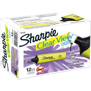 Fluorescent Yellow Clear View Highlighter