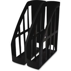 Black Recycled Magazine Holders 2Pack