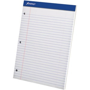 8.5'x11.75" Wide Ruled Perforated Note Pad