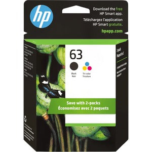 63 2-pack Black/Tri-color Original Ink Cartridges