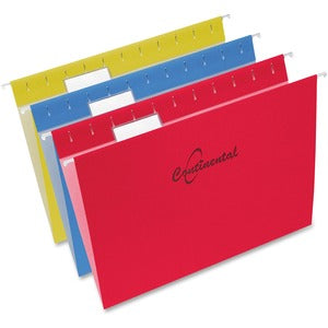 Assorted Colour 1/5-cut Tab Letter Hanging Folder