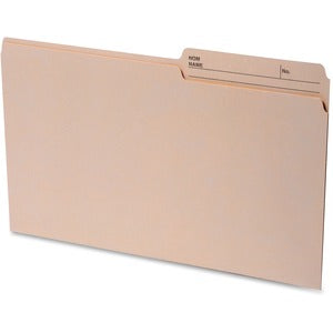 Manila Legal 2 Sided Tab File Folders