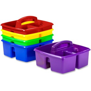 Assorted 5.3"x9.3"x9.3" Classroom Caddy 5Pack