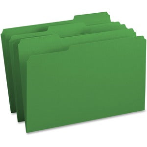 Green Legal 1/3 Cut Tab File Folders