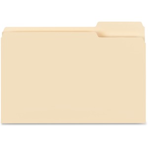 Manila Legal 1/3-Cut Right Tab File Folders