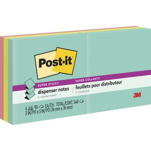 3"x3" Miami Super Sticky Pop-up Notes
