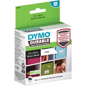 1"x2-1/2" White Plastic LabelWriter Labels