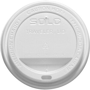 10-24 oz White Hot Cup Lid 100Pack