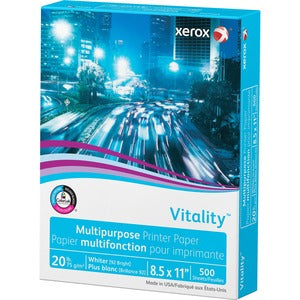 8.5"x11" 92 Bright Vitality Multipurpose Printer Paper - White
