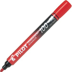 Pilot SCA 100 Bullet Tip Permanent Markers 12/Pack