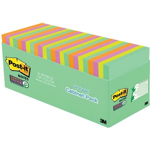 3"x3" Miami Super Sticky Notes Cabinet Pack