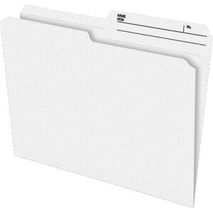 Ivory Letter Reinforced File Folders 100Pack
