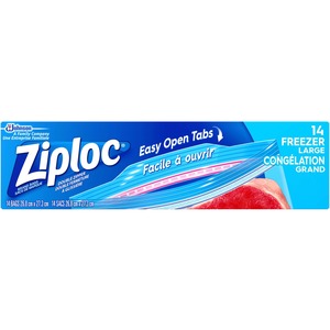 Ziplock Large Double Seal Freezer Bags 14/Pack
