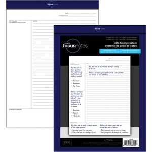 8.5"x11.75" 50 Sheets FocusNotes Legal Pads
