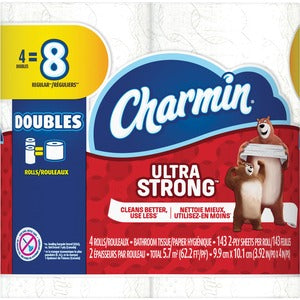 Charmin 2 Ply 143 Sheet Double Roll Bath Tissue 4Pack