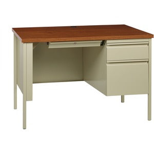 45.5"x24" Fortress Series Oak Laminate Top Desk
