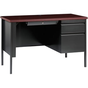 45.5"x24" Mahogany Laminate Top Desk