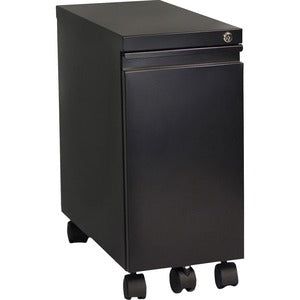 Slim Black Mobile Pedestal