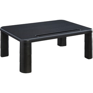 4"x19.75" Black Adjustable Monitor Riser