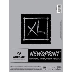 9"x12" XL Newsprint 100Pack