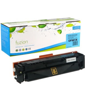 fuzion Remanufactured HP 202X CF501X Cyan Cartridge