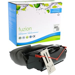 fuzion Remanufactured Lexmark X651 Black Toner