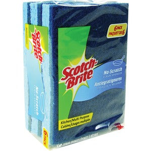 Scotch-Brite No-Scratch Scrub Sponge 6Pack