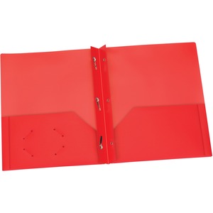 Red Letter 2 Pocket 3 Hole Portfolio Each