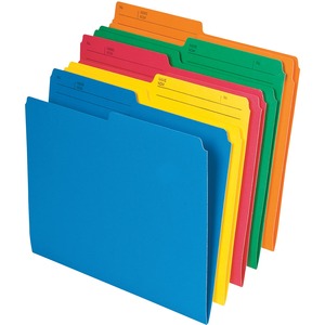 Assorted Letter Top Tab File Folder 10Pack