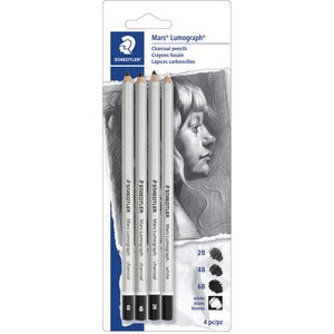 Lumograph Charcoal Pencil 4 Set