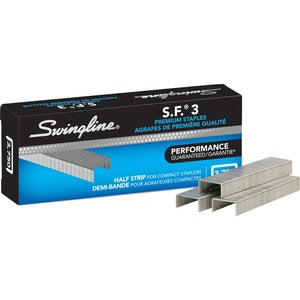 1/4" Swingline SF3 Staples 3750/Box