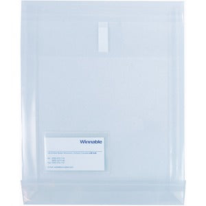 12.5"x9.75" Clear Poly Envelope 12/Pack
