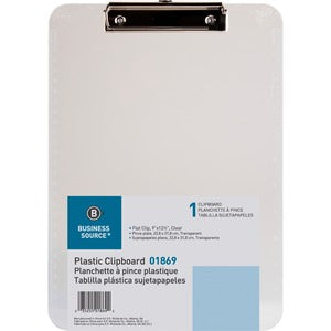 9"x12" Clear Transparent Plastic Clipboard
