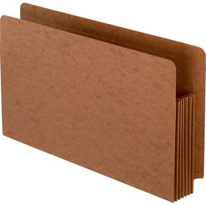 Red Legal Heavy Duty 5.25" Expansion End Tab File Pockets