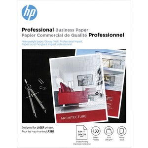8-1/2"x11" HP 52 Lb Glossy Brochure Paper