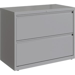 36" 2 Drawer  Silver Lateral File