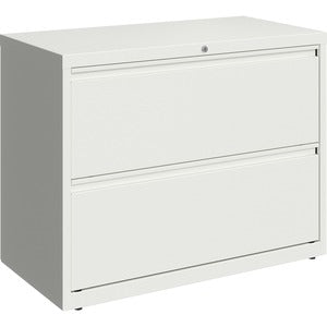 36" 2 Drawer  White Lateral File