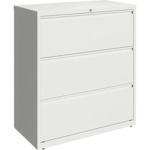 36" 3 Drawer  White Lateral File