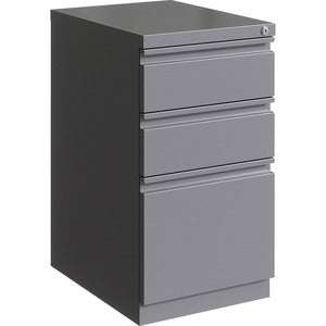3 Drawer Silver Mobile Pedestal File