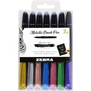 Metallic Brush Pen Set
