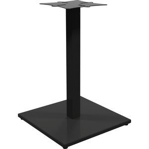 28"H Black  Square Metal Base