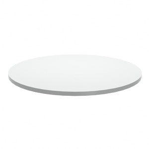 36" White Round Top