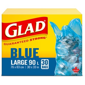 30"x33" Glad Blue Recycle 30Pack