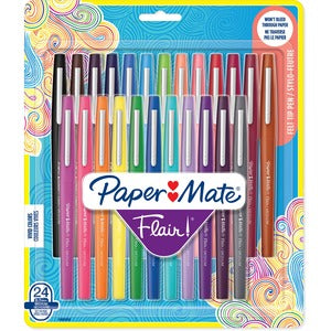 Assorted Porous Felt Tip Medium Point Pen