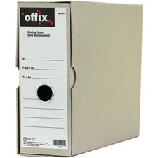 12.5"x9.25"x3.5" Letter Box File 6/Pack